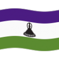 flag: Lesotho on platform BlobMoji
