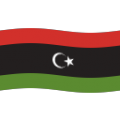 flag: Libya on platform BlobMoji
