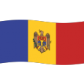 flag: Moldova on platform BlobMoji
