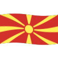 flag: North Macedonia on platform BlobMoji