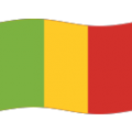 flag: Mali on platform BlobMoji