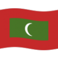 flag: Maldives on platform BlobMoji