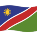 flag: Namibia on platform BlobMoji
