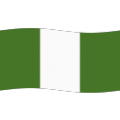flag: Nigeria on platform BlobMoji
