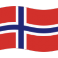 flag: Norway on platform BlobMoji