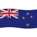flag: New Zealand on platform BlobMoji