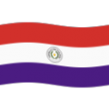 flag: Paraguay on platform BlobMoji