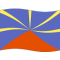 flag: Réunion on platform BlobMoji