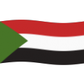 flag: Sudan on platform BlobMoji