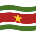 flag: Suriname on platform BlobMoji