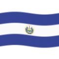 flag: El Salvador on platform BlobMoji