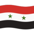 flag: Syria on platform BlobMoji