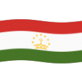 flag: Tajikistan on platform BlobMoji