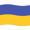flag: Ukraine on platform BlobMoji