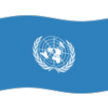 flag: United Nations on platform BlobMoji