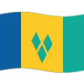 flag: St. Vincent & Grenadines on platform BlobMoji