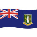 flag: British Virgin Islands on platform BlobMoji