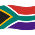 flag: South Africa on platform BlobMoji