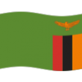 flag: Zambia on platform BlobMoji
