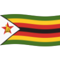 flag: Zimbabwe on platform BlobMoji