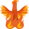 phoenix on platform BlobMoji