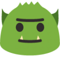 troll on platform BlobMoji