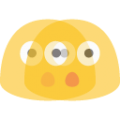 shaking face on platform BlobMoji