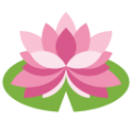 lotus on platform BlobMoji