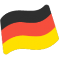 flag: Germany on platform BlobMoji