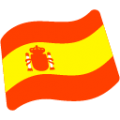 flag: Spain on platform BlobMoji