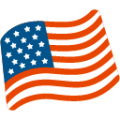 flag: United States on platform BlobMoji