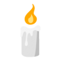 candle on platform BlobMoji