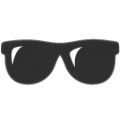 sunglasses on platform BlobMoji