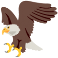 eagle on platform BlobMoji