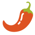 hot pepper on platform BlobMoji