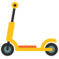 scooter on platform BlobMoji