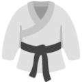 martial arts uniform on platform BlobMoji
