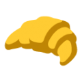 croissant on platform BlobMoji