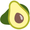 avocado on platform BlobMoji
