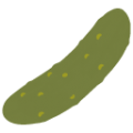 cucumber on platform BlobMoji