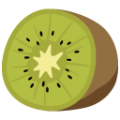 kiwifruit on platform BlobMoji