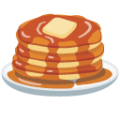 pancakes on platform BlobMoji