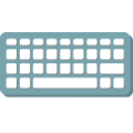 keyboard on platform BlobMoji