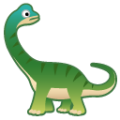 sauropod on platform BlobMoji
