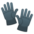gloves on platform BlobMoji