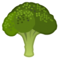 broccoli on platform BlobMoji