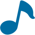 musical note on platform BlobMoji