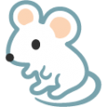 mouse on platform BlobMoji