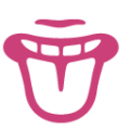 tongue on platform BlobMoji