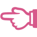 backhand index pointing left on platform BlobMoji